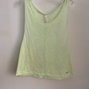 ALO Yoga Lime Green Tank Top Sz M